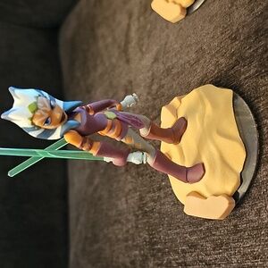 Disney Star Wars Infinity 3.0 Ahsoka Tano Action Figure with Green Lightsabers